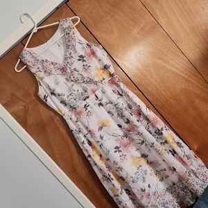 Nicole Miller floral silky sundress